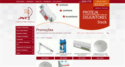 Desktop Screenshot of jntmaterialeletrico.com