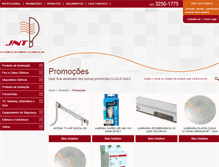 Tablet Screenshot of jntmaterialeletrico.com